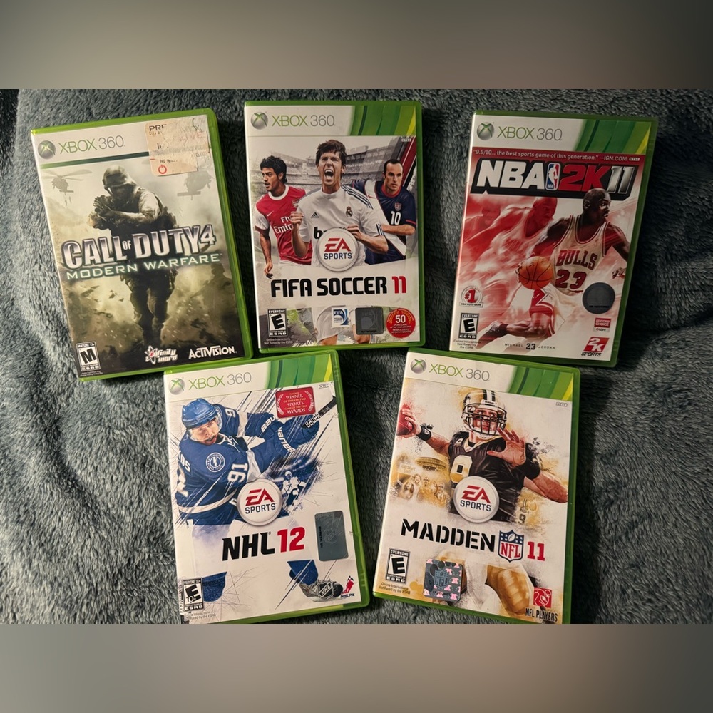 XBOX 360 - Lot of 5 Games